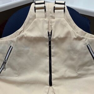 Cream white retro vest/ crossbody bag adjustable straps***